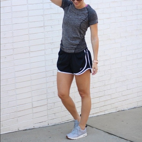 Nike Drifit Navy White Tempo Liner Running Shorts - Picture 1 of 8